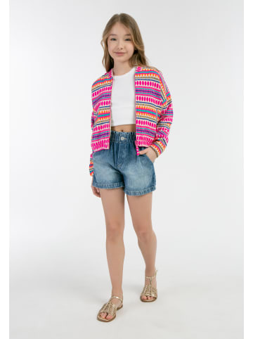 IZIA Mädchen Bomberjacke in Mehrfarbig Pink