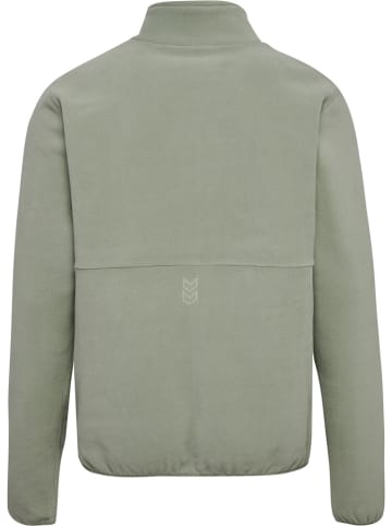 Hummel Kinder Fleecejacke/Fleecepullover "Hmlpulse Fleece Jacket" in Grün