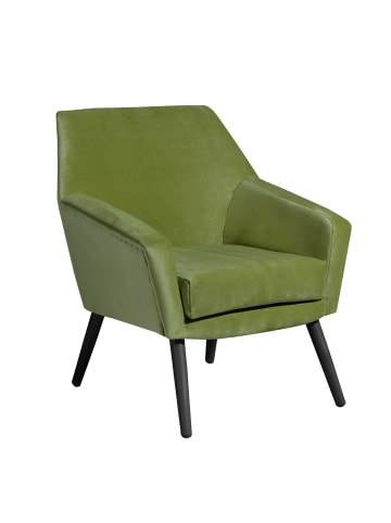 others SESSEL Kachka Bezug Samtvelour Buche schwarz / oliv