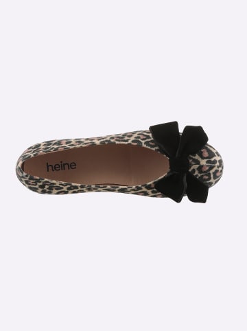 Heine Ballerina in beige-schwarz