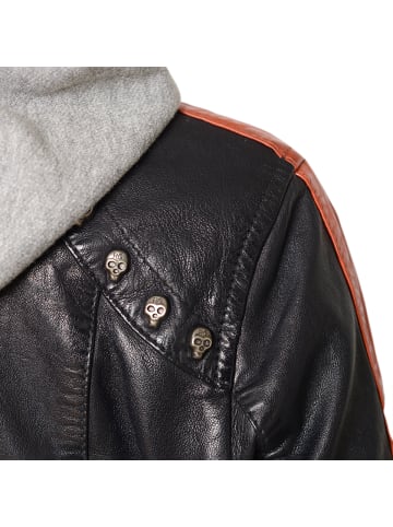 Roberto Geissini Maylin Lederjacke Schwarz