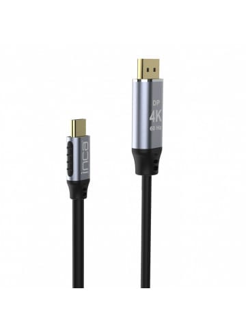 Inca Inca 4K HDMI-Kabel: High-Definition Bildübertragung (60 Hz) Typ-C in Schwarz