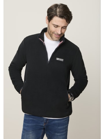 Man's World Fleecepullover in schwarz