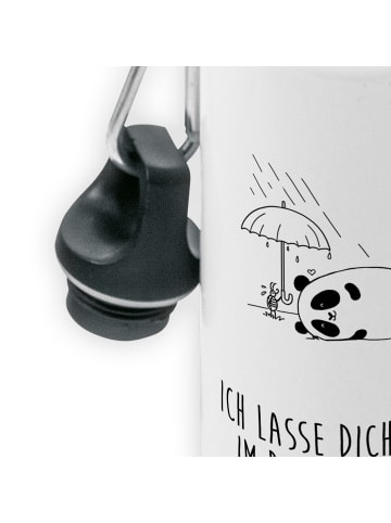 Mr. & Mrs. Panda Trinkflasche Panda Freundschaft mit Spruch in Weiß