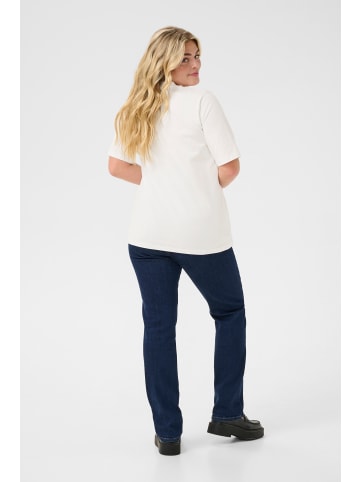 KAFFE curve T-shirt KCmerisa Regular fit in Chalk