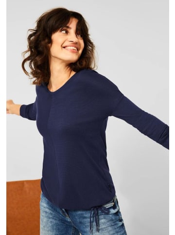 Cecil Langarmshirt in deep night blue
