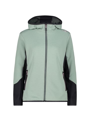 Campagnolo Fleecejacke Woman Fix Hood in Hellgrün229