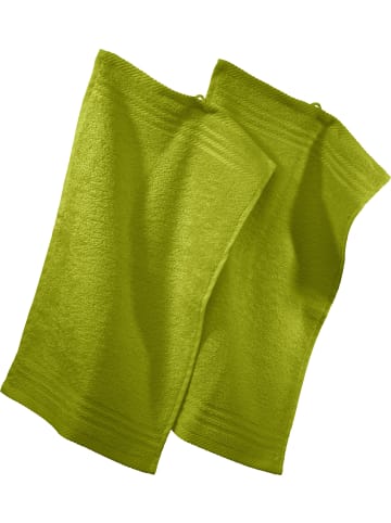 REDBEST Frottier Gästetuch 2er-Pack New York in hellgrün