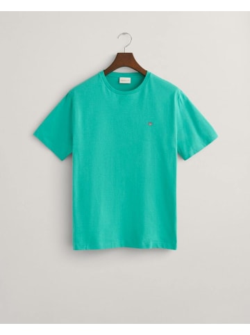 Gant T-Shirt in lagoon blue