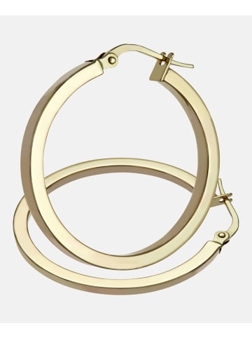 Vanlere Creolen aus 375 Gelbgold