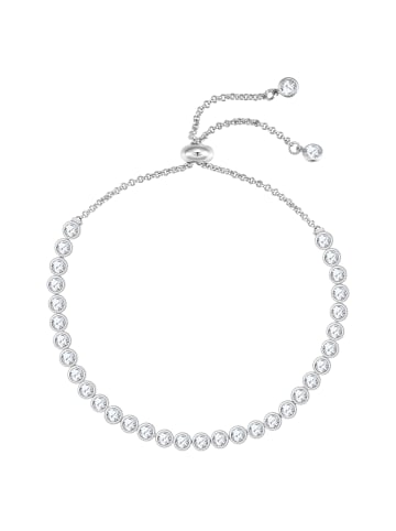 Lulu & Jane Armband aus Messing mit Zirkonia in silber