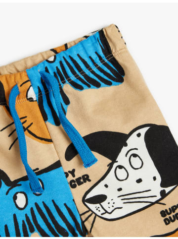 KOTON Sweathose in Beige Gemustert