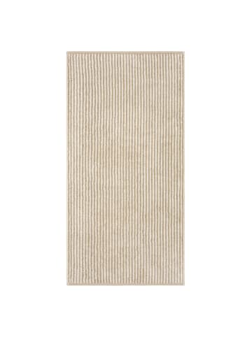 Cawö Cawö Handtücher Two-Tone Stripes 480 sand - 33 in sand - 33