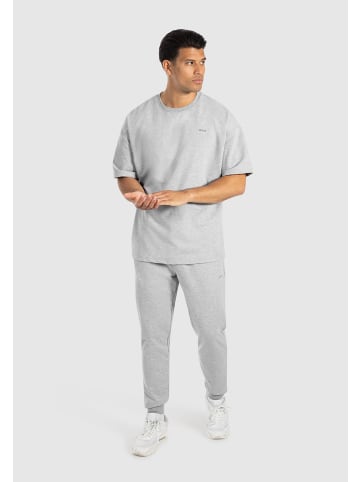 SMILODOX T-Shirt Thiago in Grau Melange