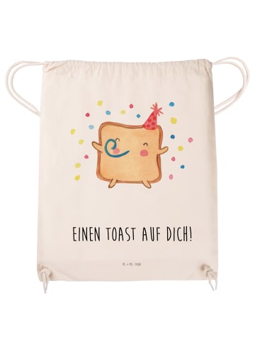Mr. & Mrs. Panda wander rucksack Toast Party mit Spruch in Creme