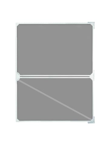 EASYmaxx Moskitonetz Magic Fit 115x270cm weiß Schwingtür Transparent