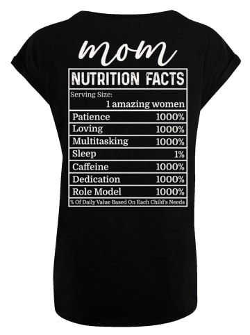 F4NT4STIC T-Shirt Mom Nutrition Facts in schwarz
