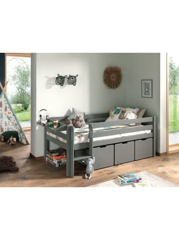 58 aufm Kessel KOJENBETT Karolina 208x83x105 aus Massivholz in Grau