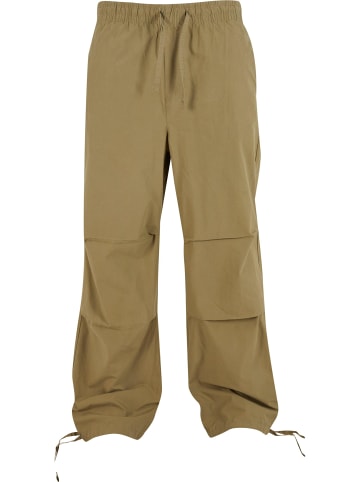 Urban Classics Urban Classics Wide Poplin Pants in khaki
