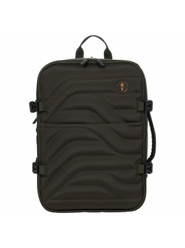 BRIC`s BY Ulisse Soft - Reiserucksack 15" 42 cm erw. (schwarz) in olive