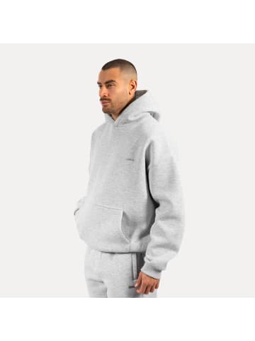 SMILODOX Hoodie Dawson in Grau Melange