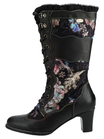 LAURA VITA Stiefel in Schwarz Kombi