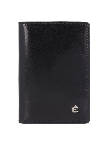 Esquire Toscana Visitenkartenetui Leder 7.5 cm in schwarz