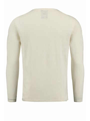 KEY LARGO Rundhals Langarmshirt für Herren in beige