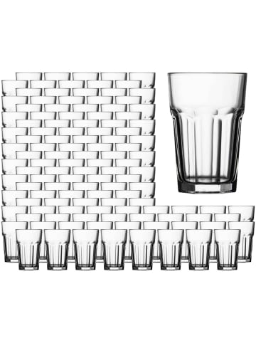 Pasabahce 120er Set Longdrinkgläser Casablanca in Transparent 415 ml in transparent