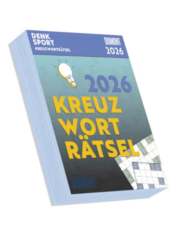 DuMont Kalenderverlag Kalender - DUMONT - Kreuzworträtsel 2026 - Tagesabreißkalender 12x16