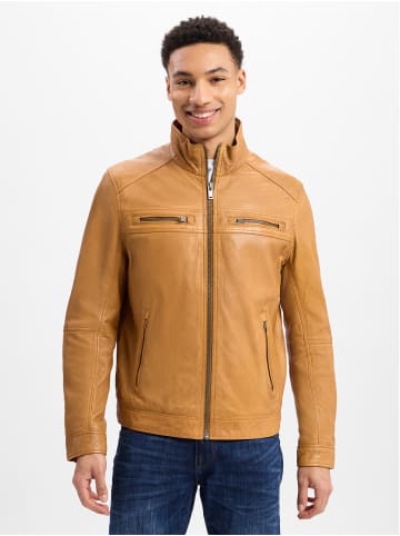 Nils Sundström Lederjacke Hardy in camel