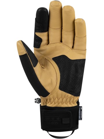 Reusch Fingerhandschuhe Lleon R-TEX® XT in 7490 black / camel