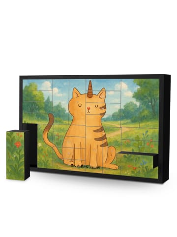 Mr. & Mrs. Panda Adventskalender Einhorn Katze Design ohne Spruch in Weiß