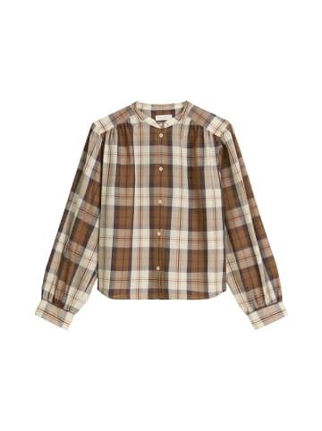 Marc O'Polo Karobluse relaxed in multi/warm brown