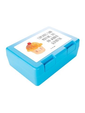 Mr. & Mrs. Panda Lunchbox Cupcake mit Spruch in Weiß