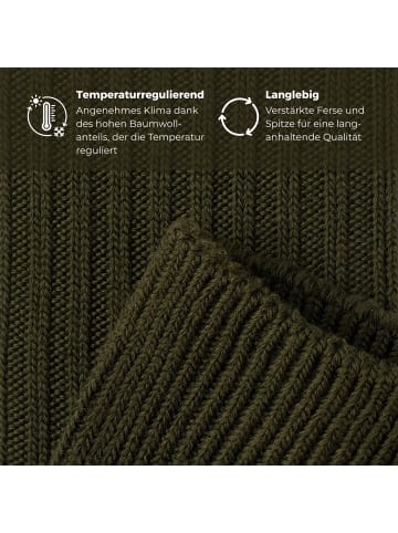 von Jungfeld Socken Merino in Dark Green