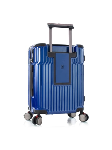 Heys Tekno 4 Rollen Kabinentrolley S 53 cm Laptopfach in blue