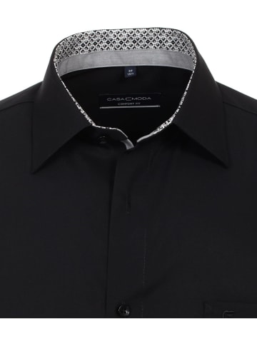 CASAMODA Langarm FreizeitHemd für Herren in schwarz