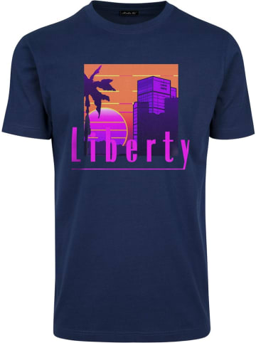 Mister Tee T-Shirt "Liberty Sunset Tee" in Blau