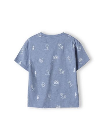 Minoti T-Shirt want 3 in blau meliert