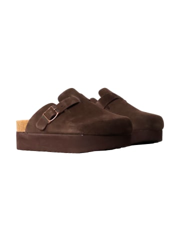 Findlay Mules Haute aus Leder Braun