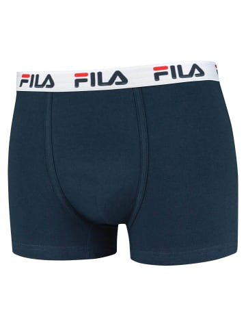 Fila Boxershort 5er Pack in Blau/Grau/Weiß