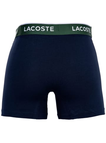 Lacoste Boxershort 3er Pack in Dunkelblau/Rot/Grün