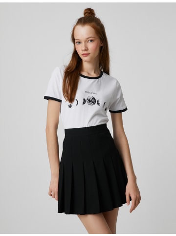 KOTON T-shirt in Grauweiß