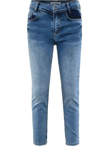 Blue Effect Straight Jeans high waist slim fit in medium blue