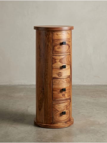 KADIMA DESIGN Sideboard | Sheesham, 35x85x35cm, 4 Schubladen