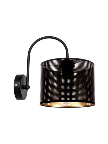 Licht-Erlebnisse Wandlampe (B)20 x (H)20 cm in Schwarz Gold