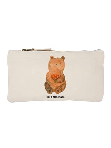 Mr. & Mrs. Panda Schminktasche Bär Dankbar ohne Spruch in Weiß