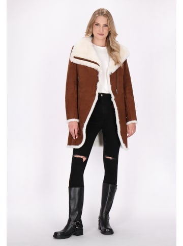 DreiMaster Damen Mantel in Braun