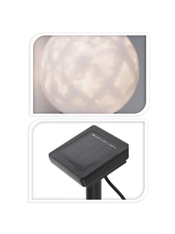 PROGARDEN Solarlampe in weiß